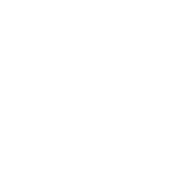 White percentage symbol with an upward arrow inside a circle on black background.